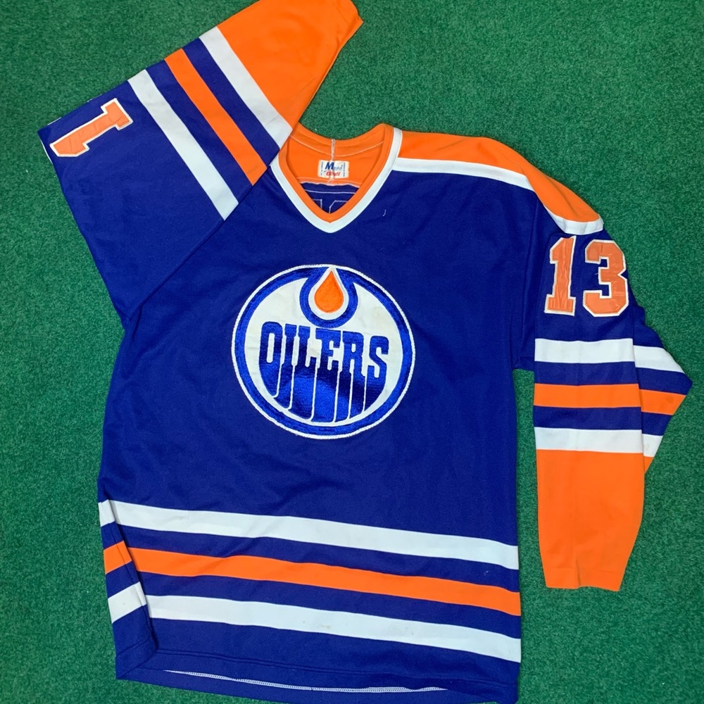 Edmonton Oilers “Giardina” #13 Hockey Jersey